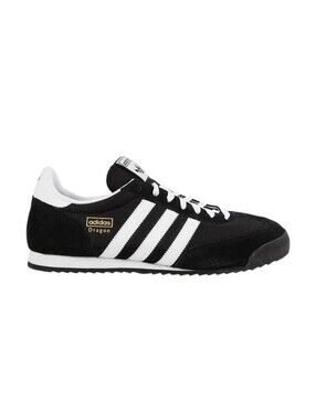 Adidas Originals Dragon Retro Sneakers Black White Gold NEW Size 8